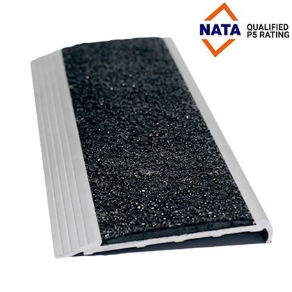 Black Carborundum Infill - Tactile Indicator & Braille Signage - Australian Tactiles & Braille