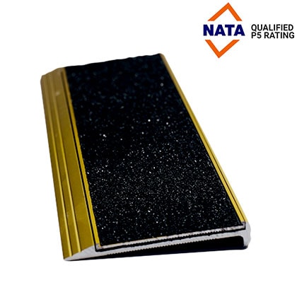 Brass with carb - Tactile Indicator & Braille Signage - Australian Tactiles & Braille