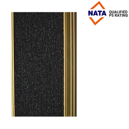 Brass with carb - Tactile Indicator & Braille Signage - Australian Tactiles & Braille