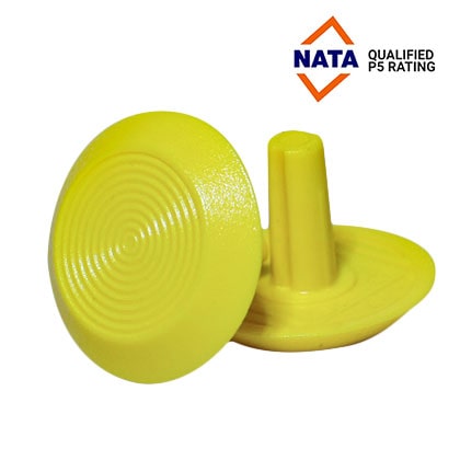 Yellow polymer infill - Tactile Indicator & Braille Signage - Australian Tactiles & Braille