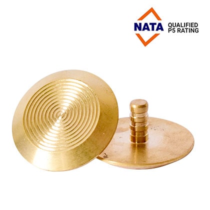 Brass Polymer Infill - Tactile Indicator & Braille Signage - Australian Tactiles & Braille
